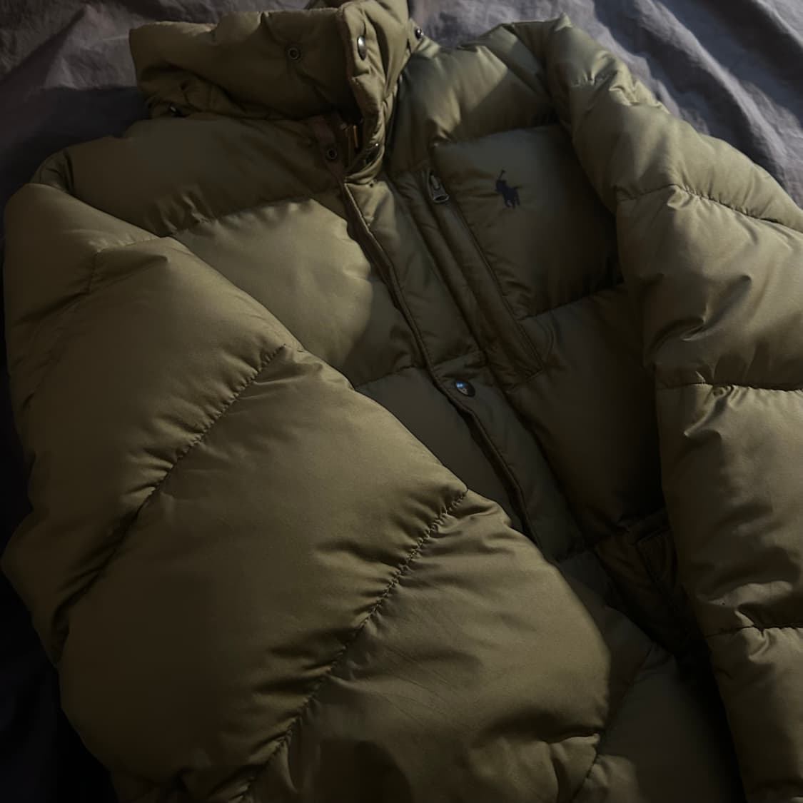 폴로 랄프로렌 카키 브라운 패딩 상품이미지4