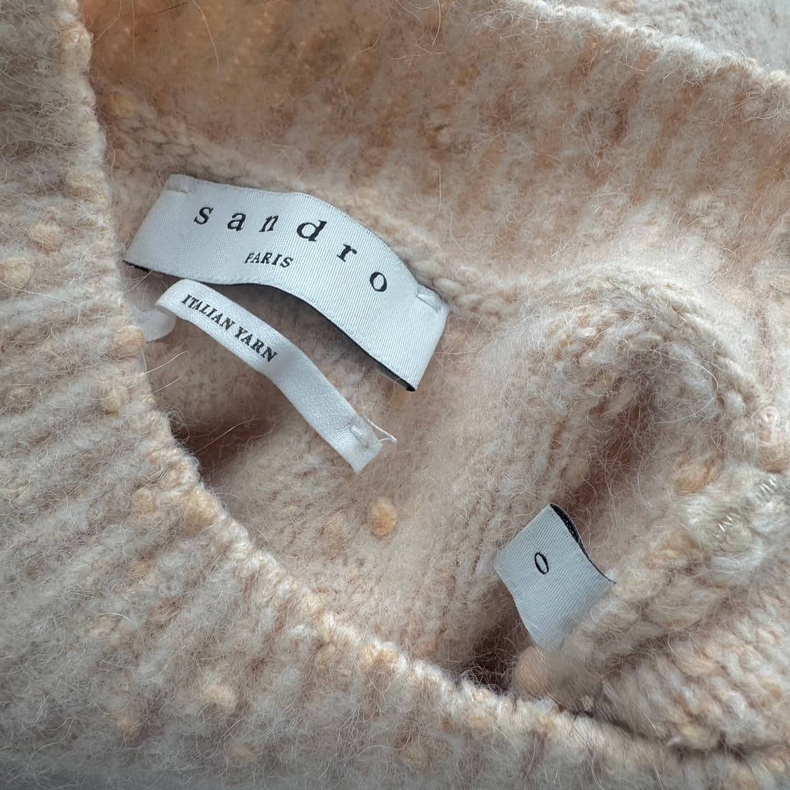 산드로 트위드 반팔 니트 상품이미지3