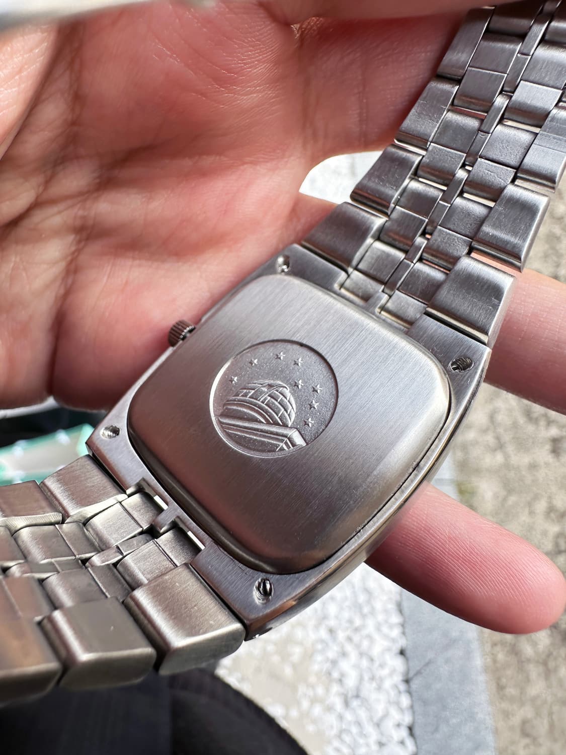 오메가 컨스틸레이션 36미리 민트스카이 다이얼 남성 자동 시계 상품이미지8