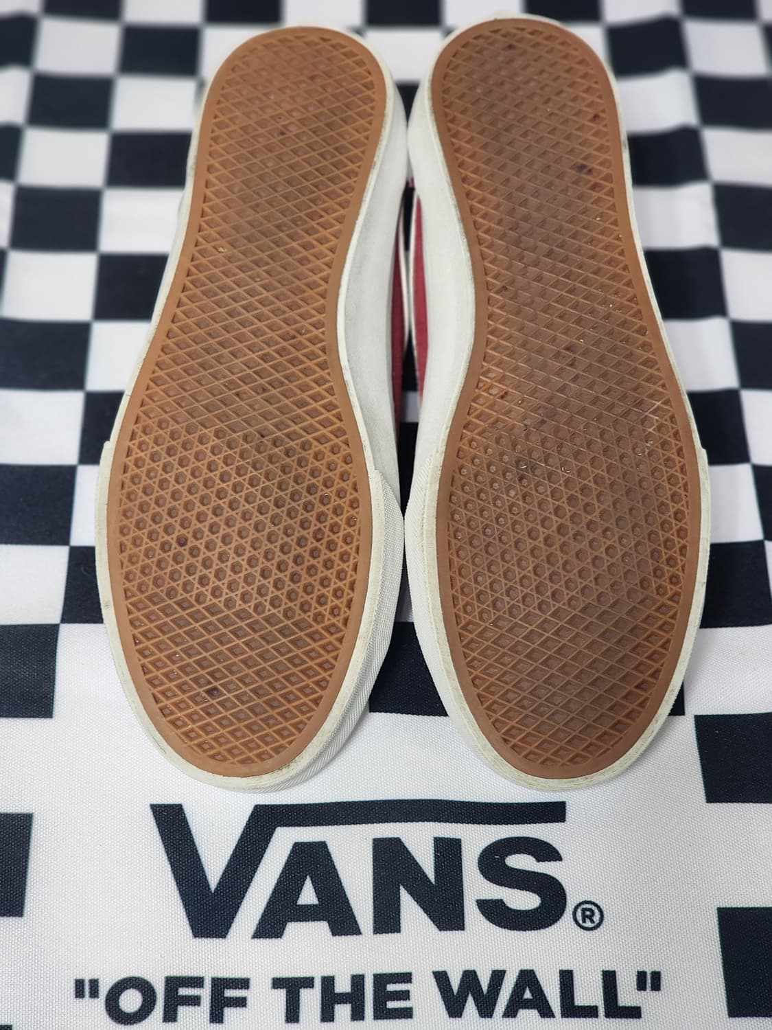 Vans 올드스쿨 36 레드 스웨이드 스니커즈 240 상태좋음 상품이미지6
