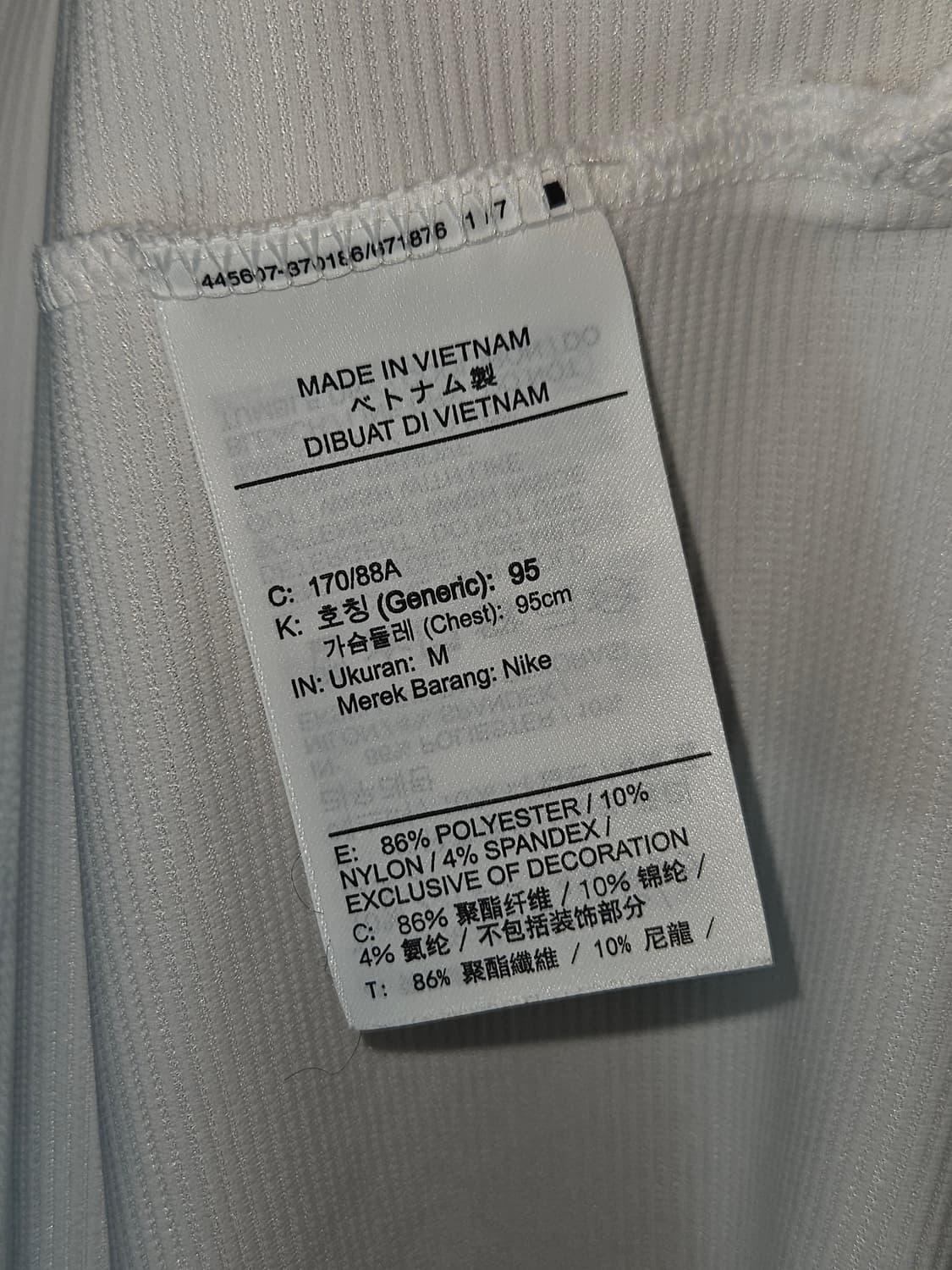 나이키 골프 에어로리액트 베니퍼 폴로 카라티 반팔 M 95 (거의새상품) 상품이미지5