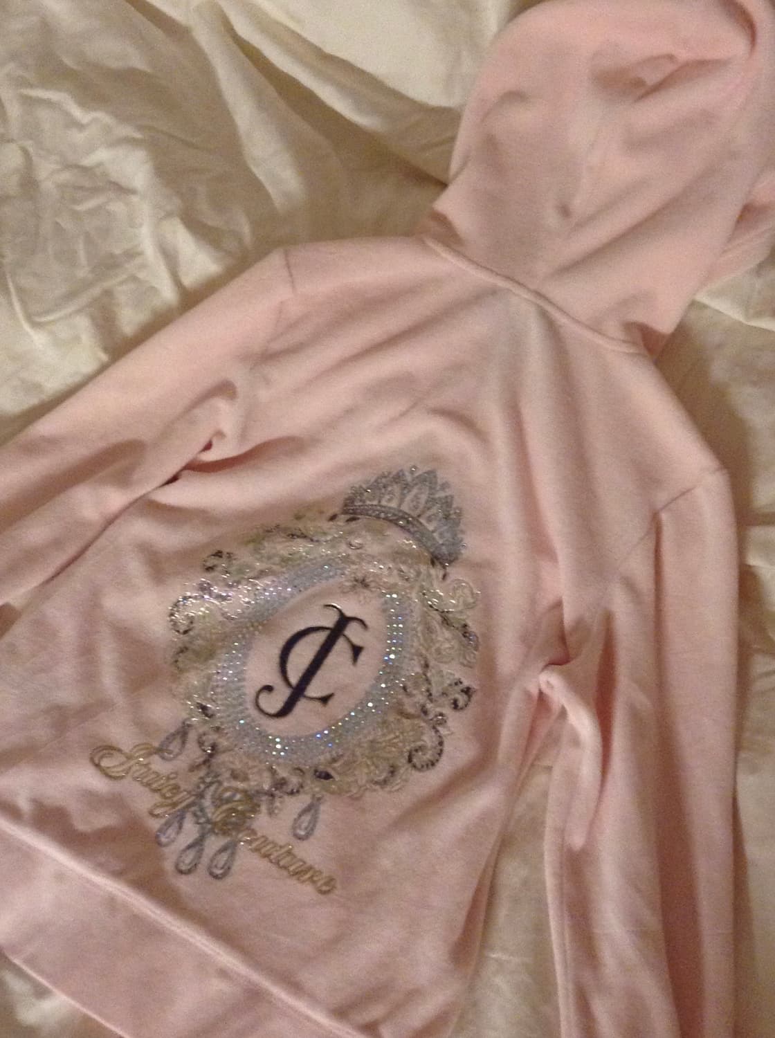 Juicy Couture 쥬시꾸뛰르 핑크 벨루어 후드집업 상품이미지6