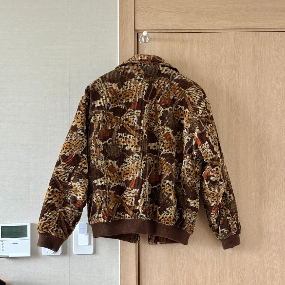 빈티지 브라운 호피 패턴 자켓 상품이미지2