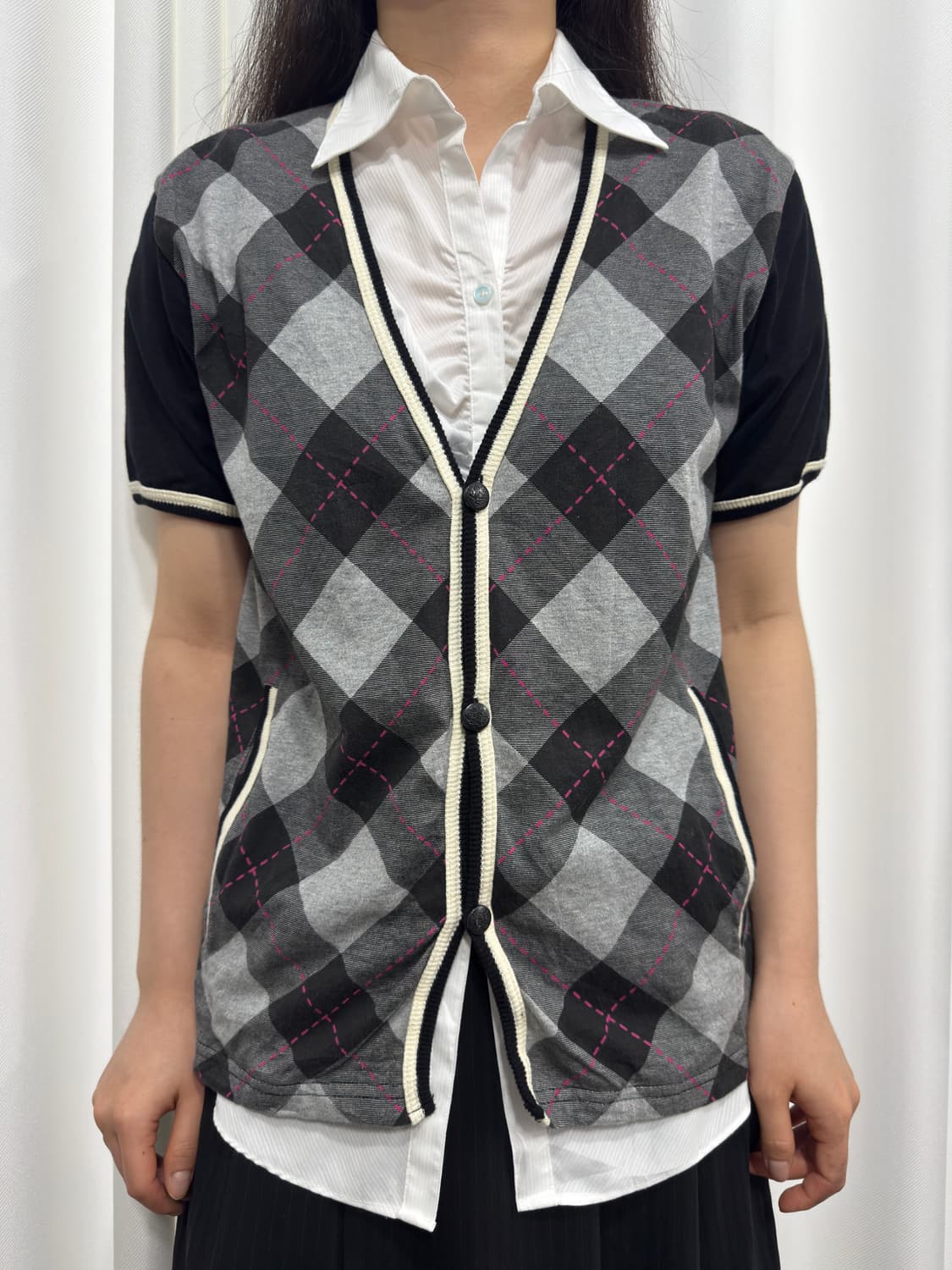 argyle cardigan  상품이미지1