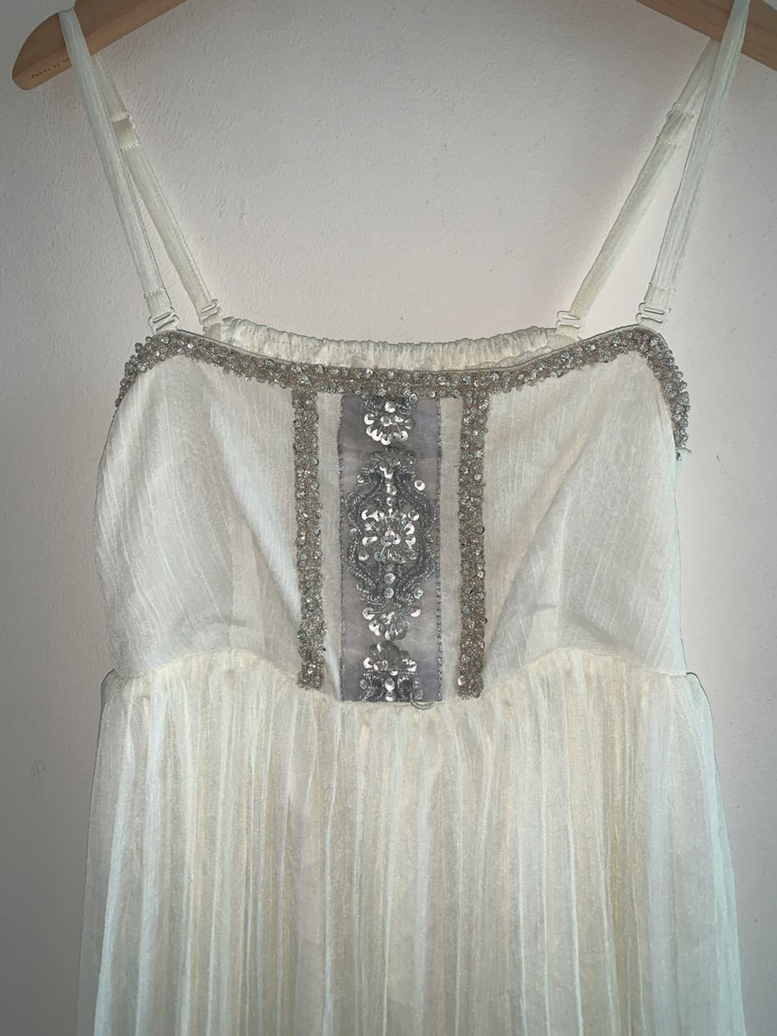 Flower Embroidery Slip Dress 상품이미지3
