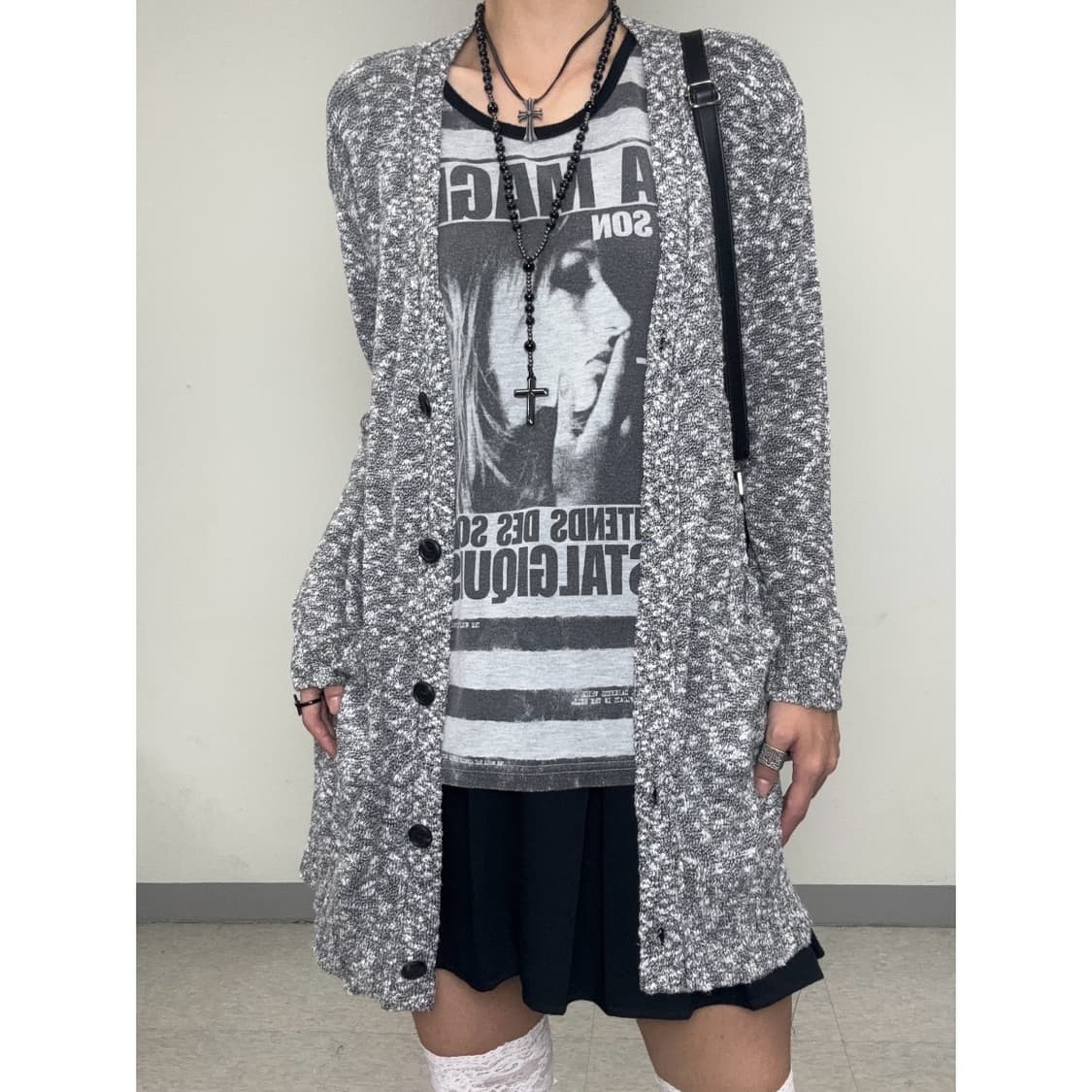 빈티지 락시크 그레이 가디건 상품이미지5