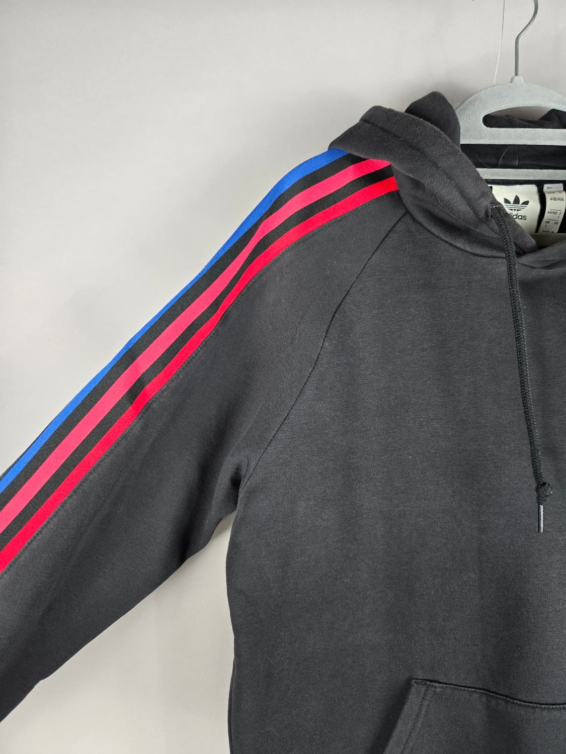 [무료배송]아디다스 L 남성 3D 트레포일 후디 기모 후드티 블랙 상품이미지5