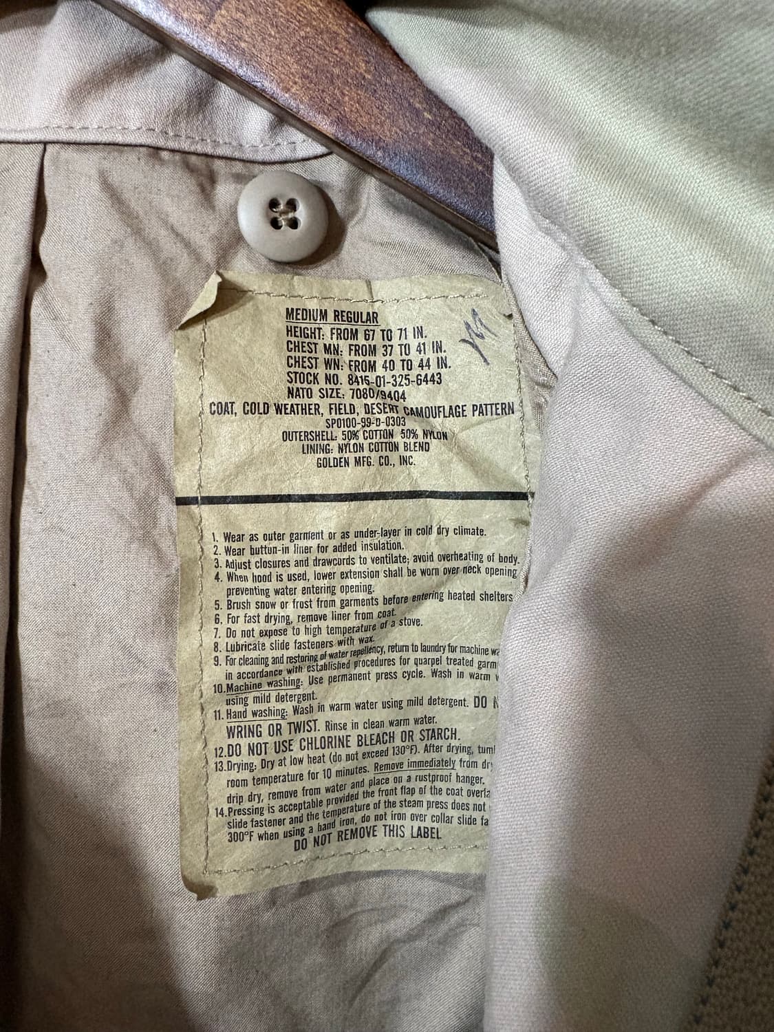 90’s U.S Army Desert Camo M-65 Field JK 상품이미지6