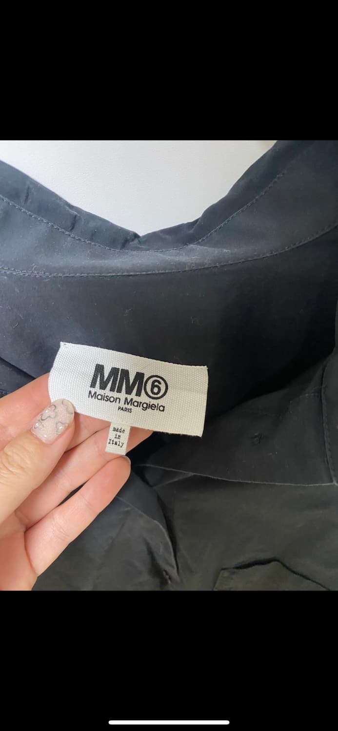 마르지엘라 MM6 블랙 셔츠 (40) 상품이미지4