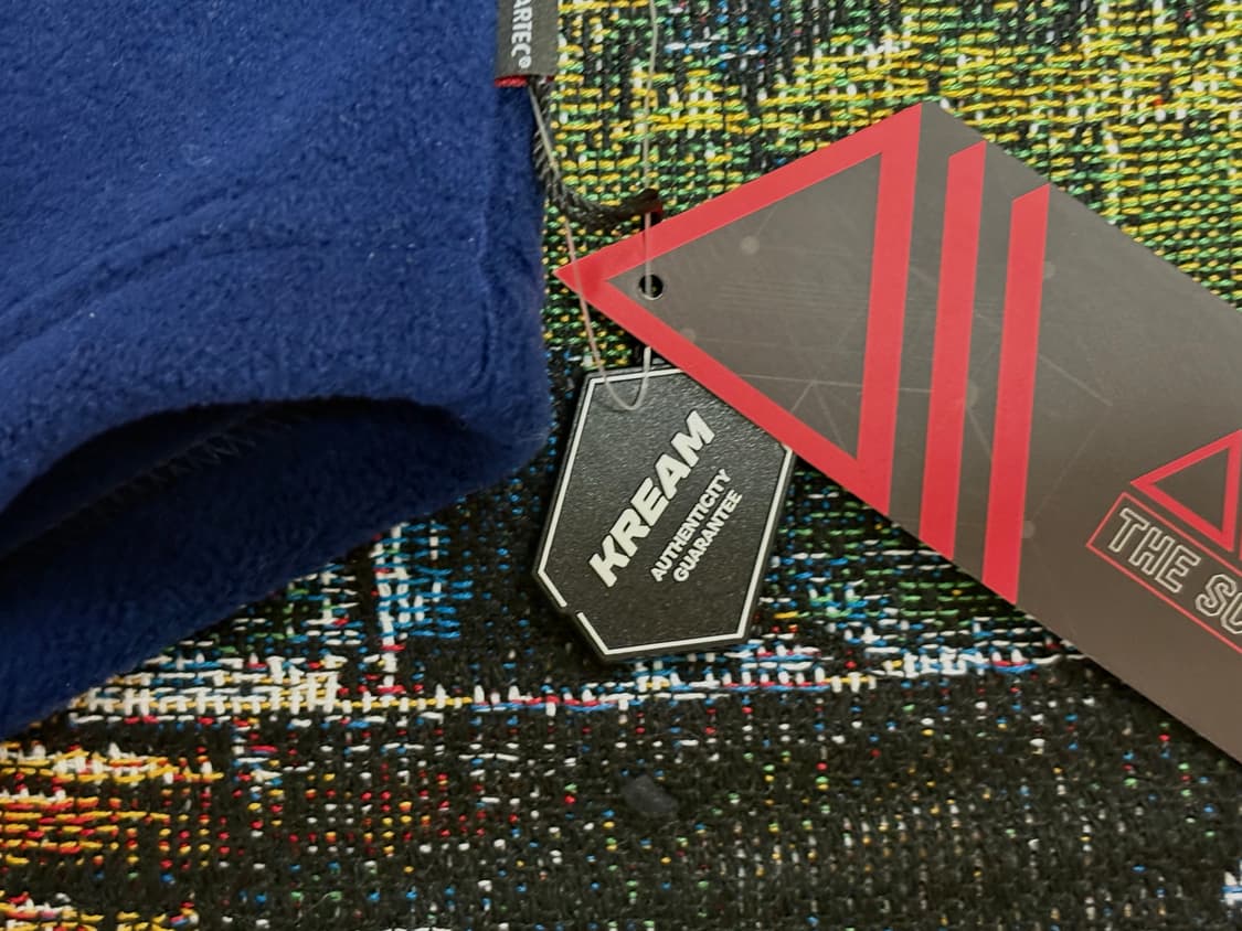 Supreme Polartec Baseball Jersey Navy 상품이미지3