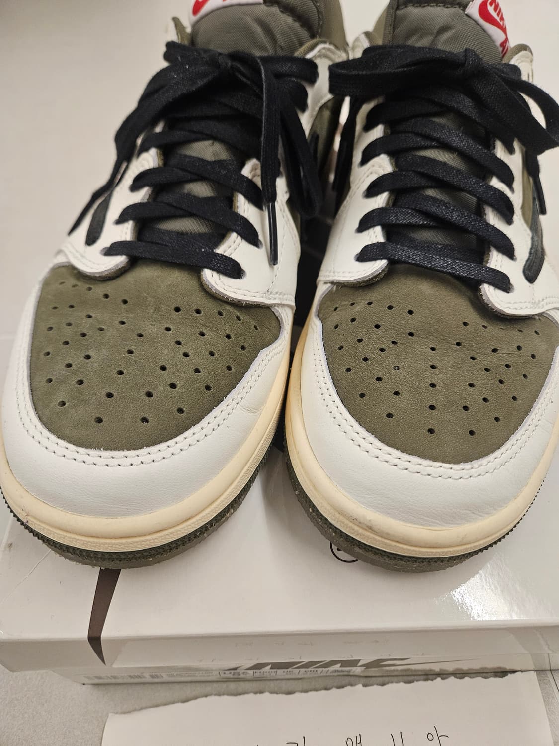 (275)조던1 스캇 로우 리버스 올리브 상품이미지4