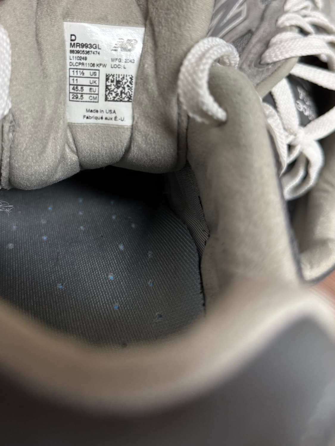 뉴발란스993 295사이즈 상품이미지7