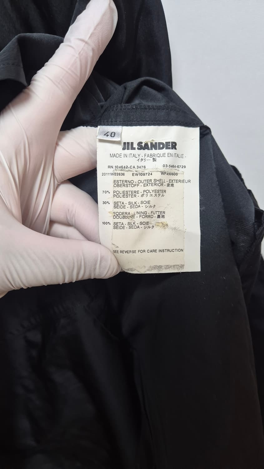 정품 질샌더 실크 싱글코트 상품이미지5