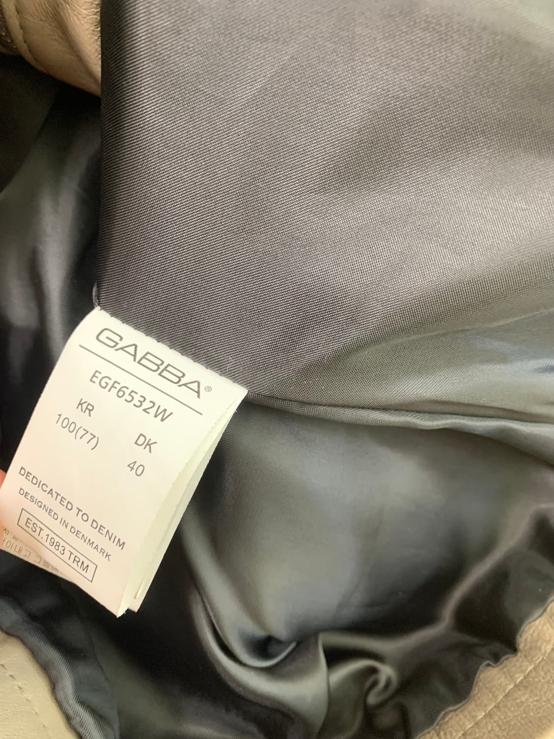 [77] Gabba 이태리 양가죽 빈티지 자켓 상품이미지5