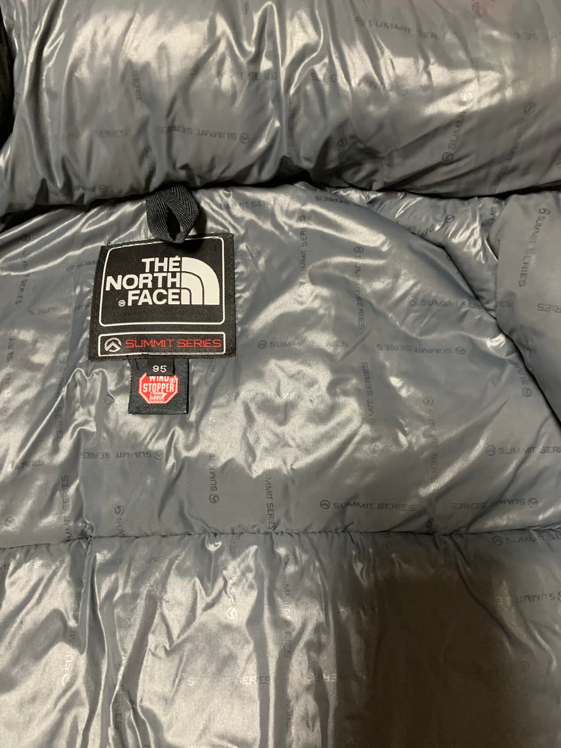 [M] 노스페이스 히말라야2 대장급 패딩 블랙 레드 상품이미지5