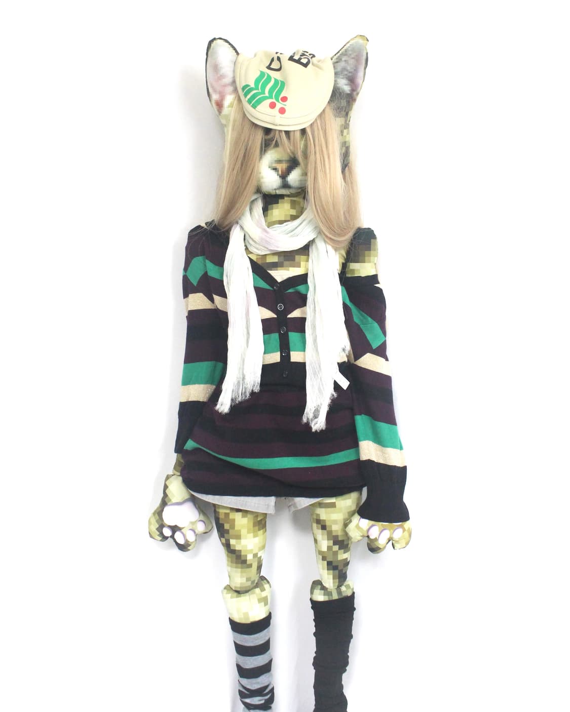 Cotton Candy striped muffler 상품이미지3