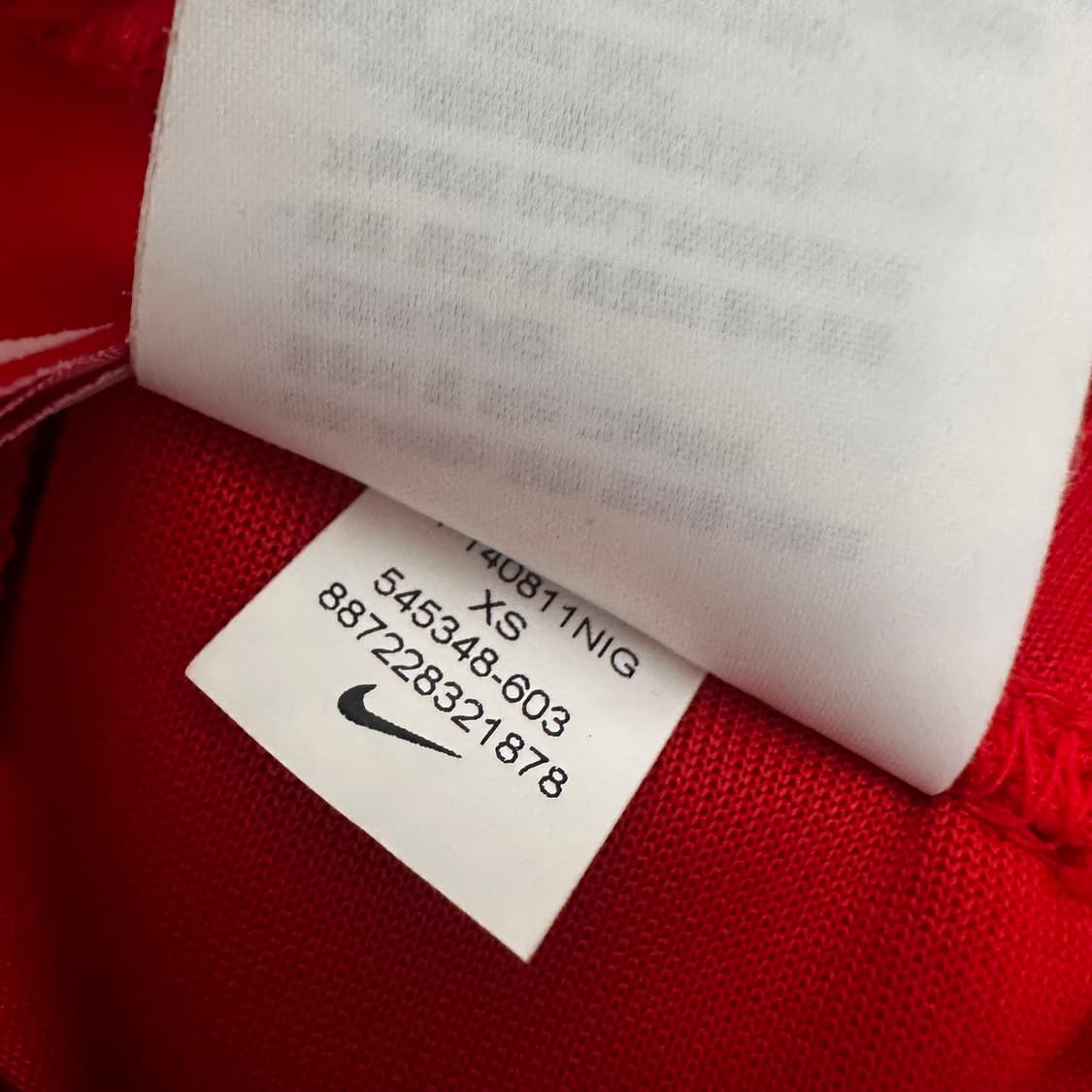 NIKE 나이키 추리닝 바지 운동복 레드 XS 상품이미지10