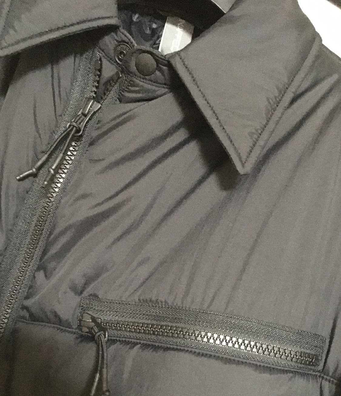 언어펙티드 패디드 셔츠 자켓 블랙 판매합니다 상품이미지7