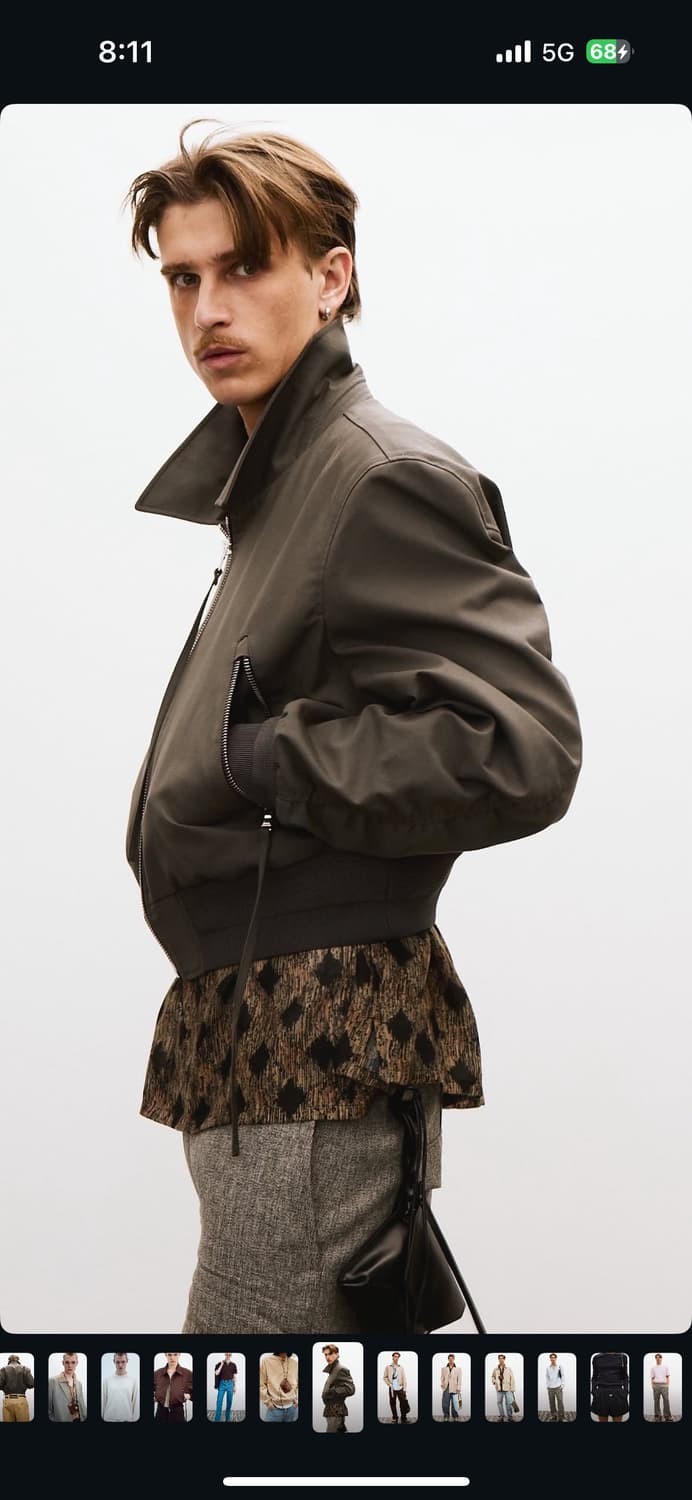 렉토 팀봄버 자켓 그레이 L 상품이미지1