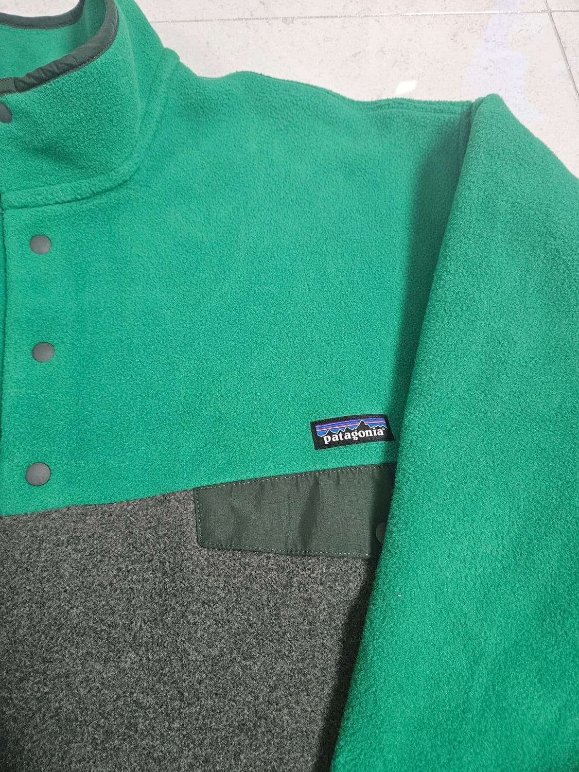 파타고니아 신칠라 xl 그린 그레이 투톤 상품이미지4