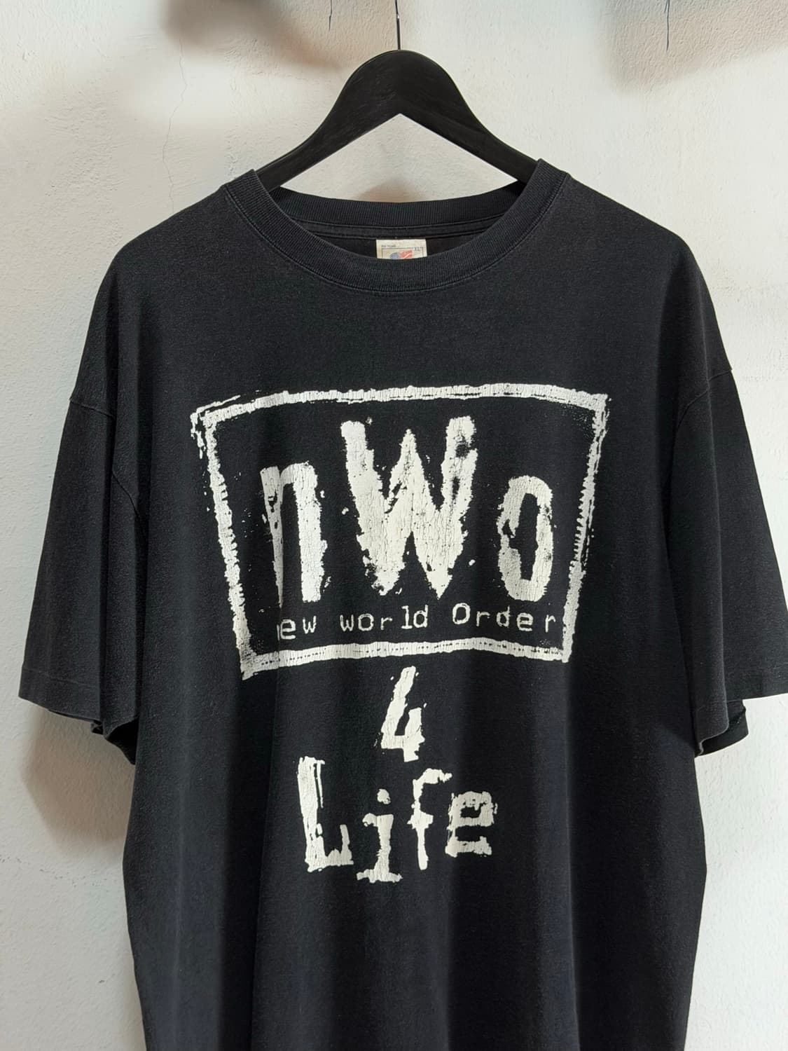 90's 빈티지 NWO 레슬링 티셔츠 싱글스티치 상품이미지4