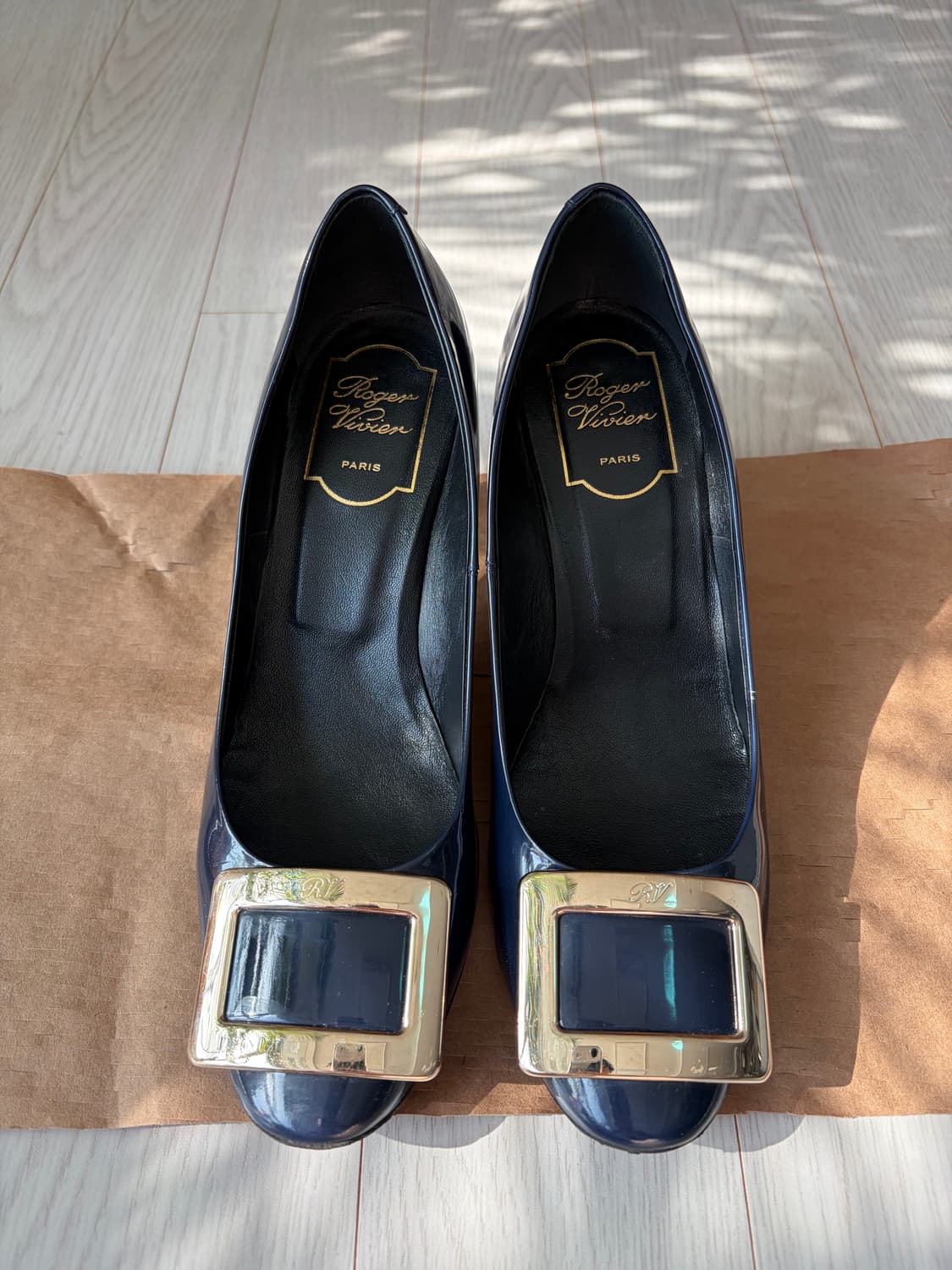 로저비비에 힐 곤색 37.5 상품이미지1