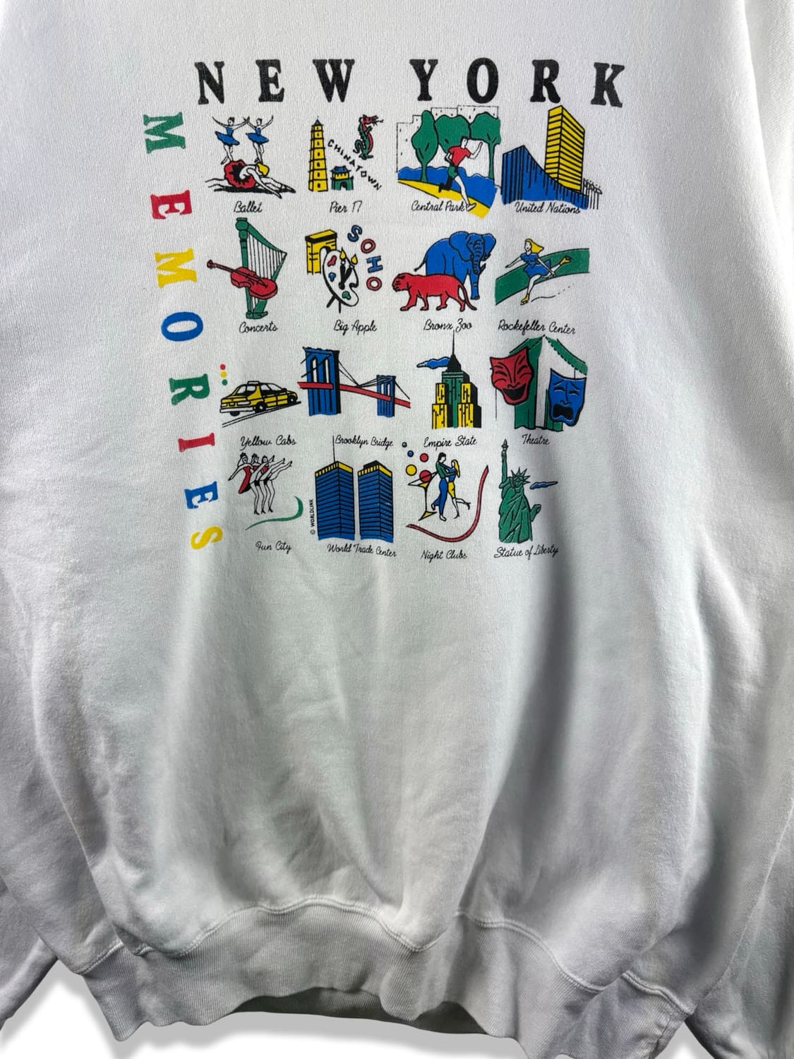 90S 미국생산 뉴욕시티 메모리즈 스웻셔츠2678 상품이미지4