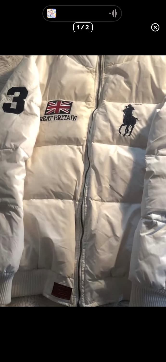 폴로 빅포니패딩 크림색상 삽니다 상품이미지1