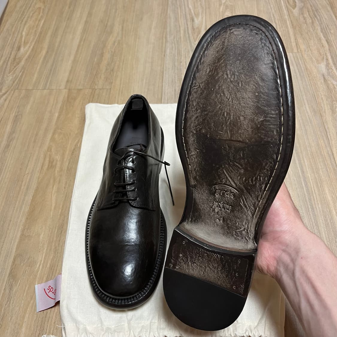 그라더스 blucher 08 leather brown 상품이미지6