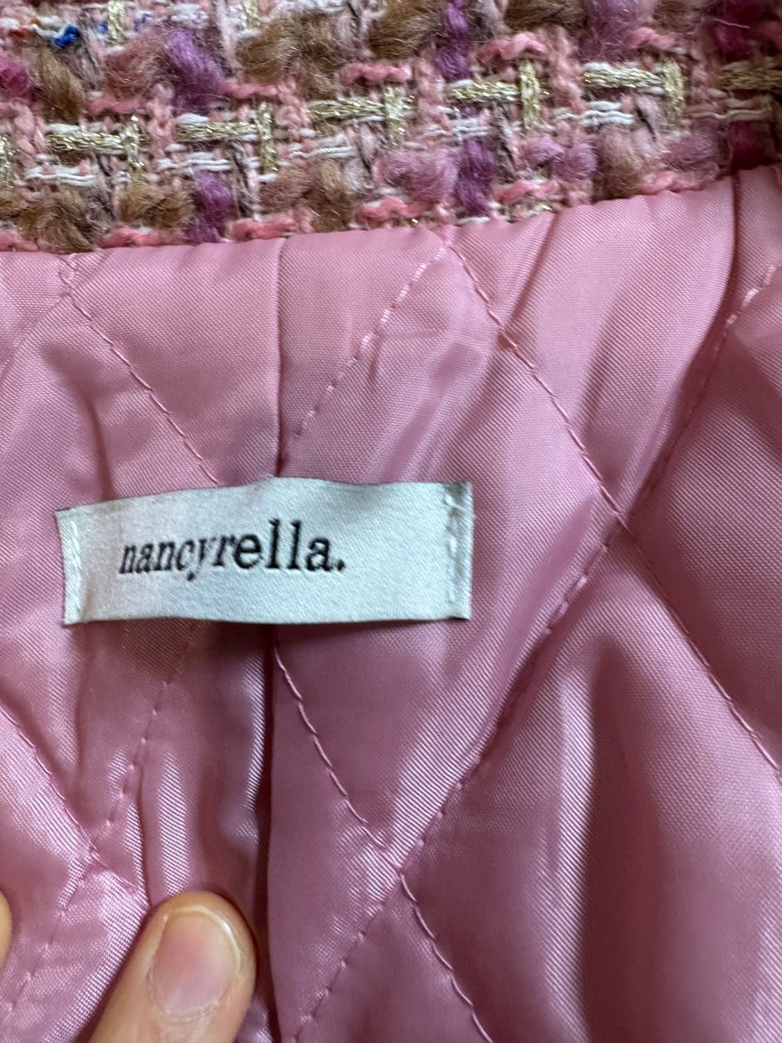 낸시렐라 트위드 자켓 상품이미지3