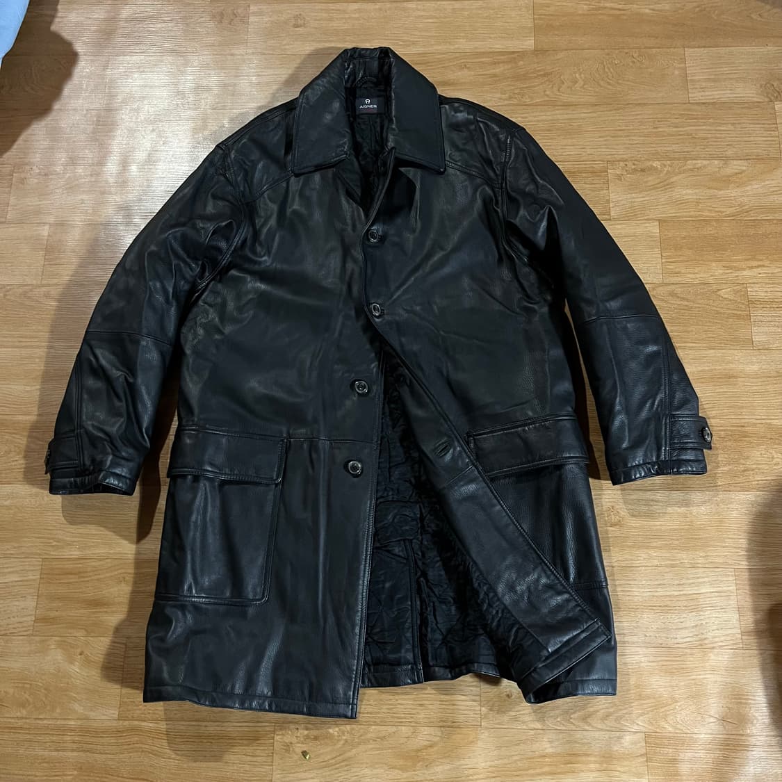 [110] 아이그너 램스킨 가죽코트 상품이미지1