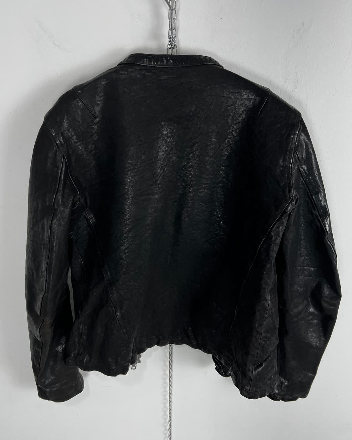 이사무 카타야마 백래쉬 Atsushi Yanaka poem 레더 자켓 상품이미지8