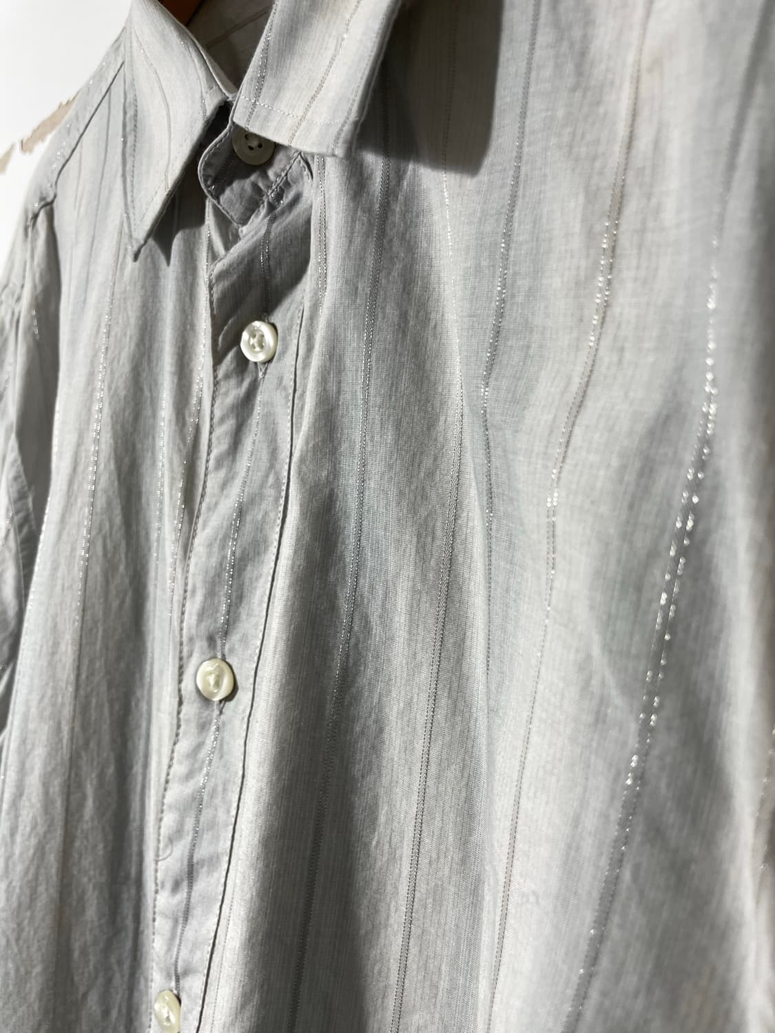 글리터 스트라이프 셔츠 상품이미지5