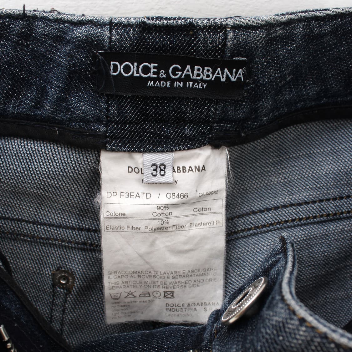 돌체앤가바나 DOLCE&GABBANA 로우웨스트 스키니 청바지 팬츠 상품이미지8