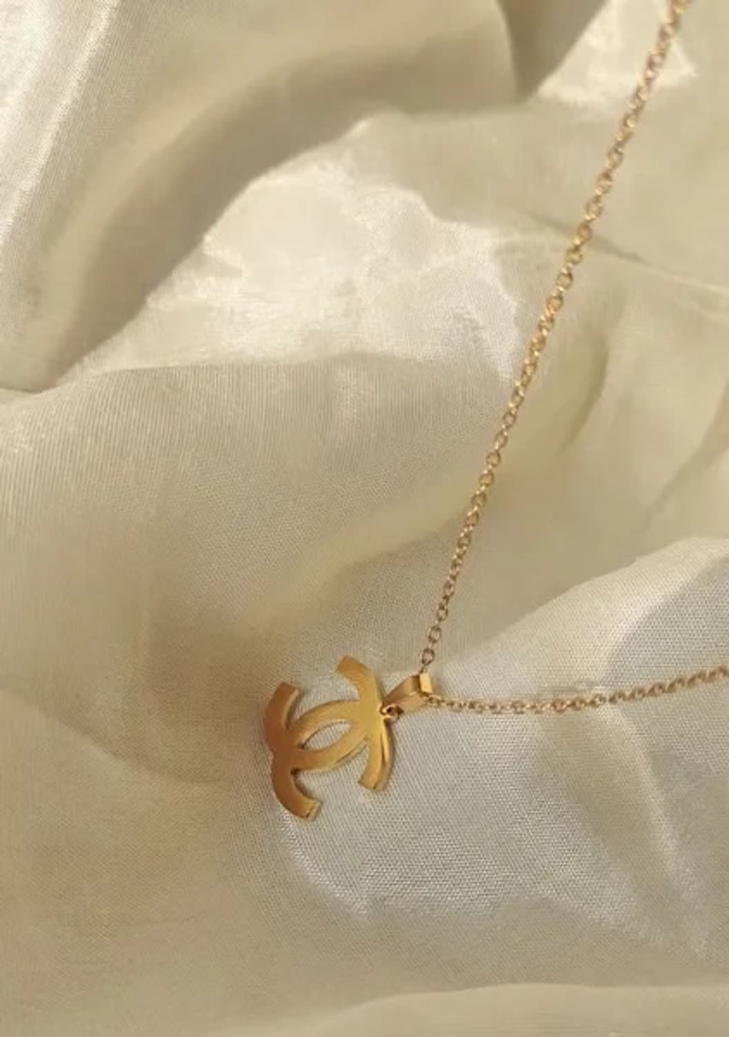 샤넬 골드 로고 체인 목걸이 상품이미지3