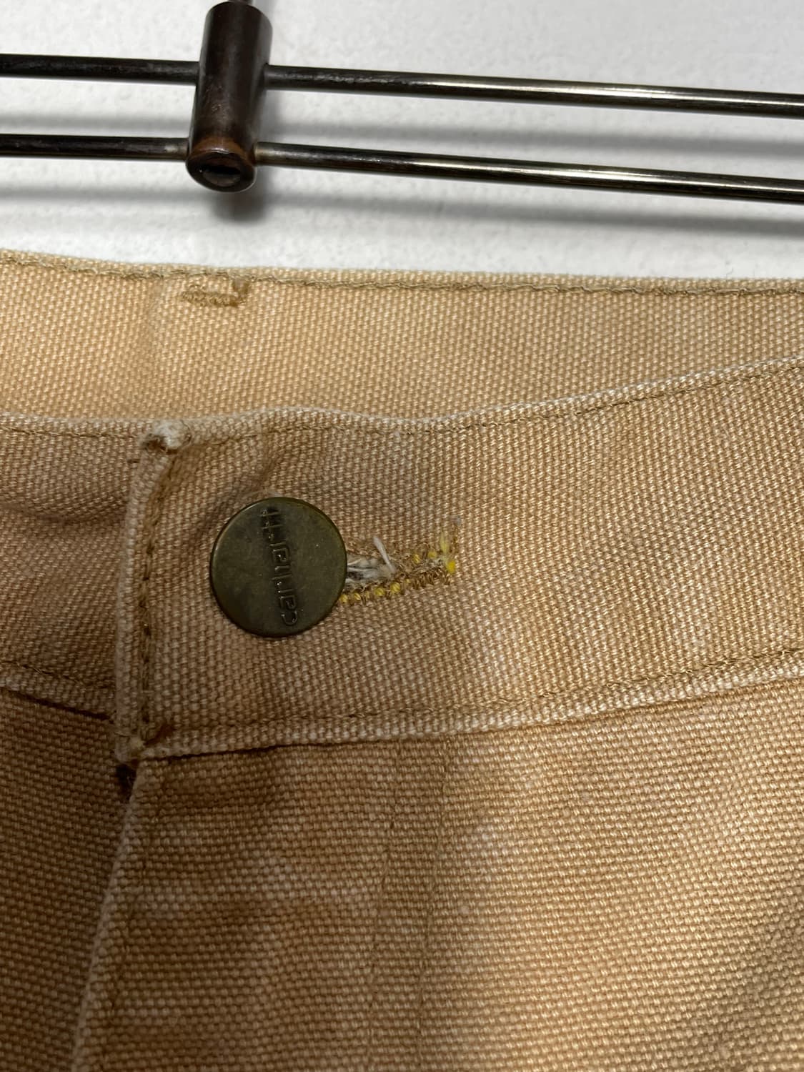 칼하트 베이지 카펜더 반바지 팬츠 상품이미지4