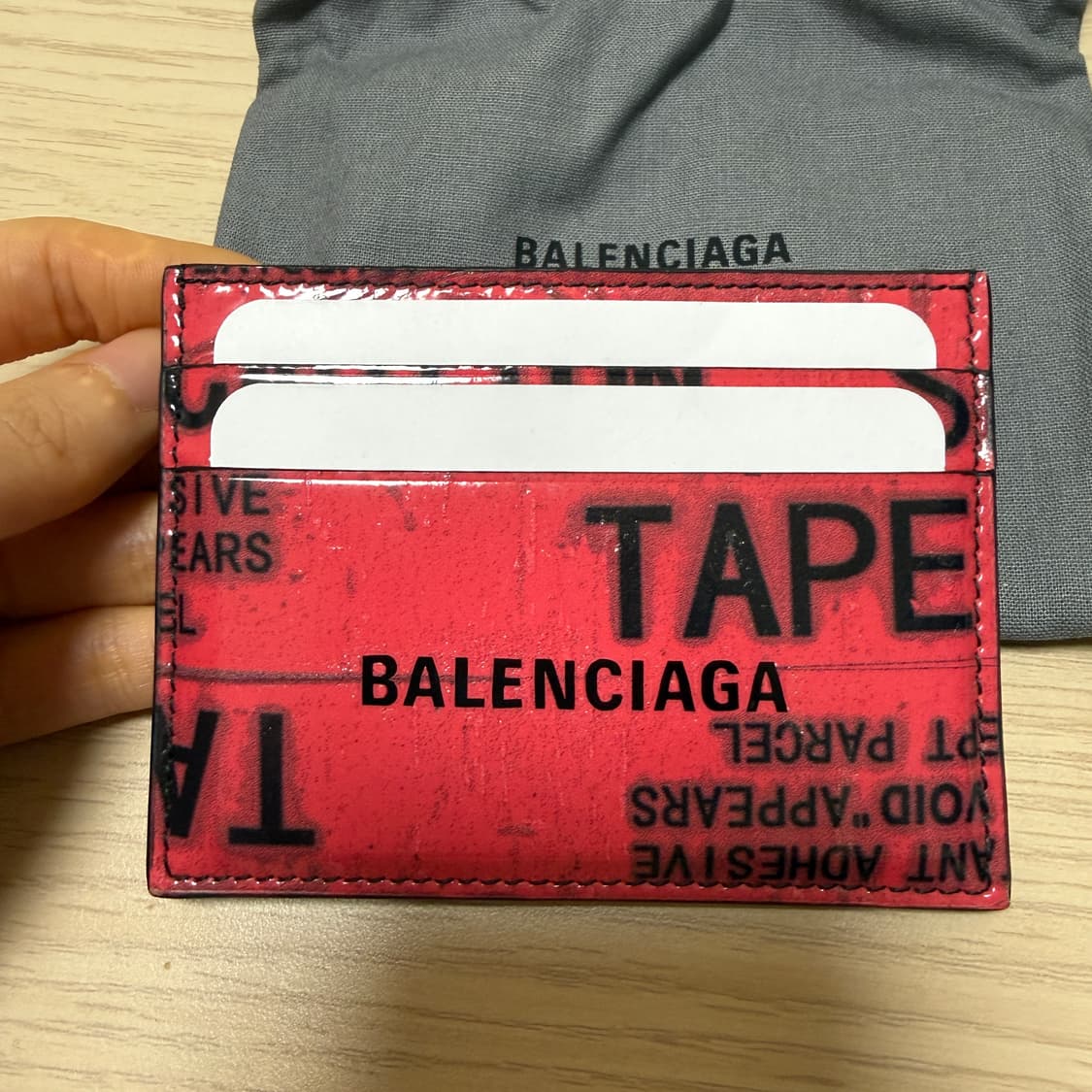 발렌시아가 테이프 타입 카드 홀더 (정품) 상품이미지2