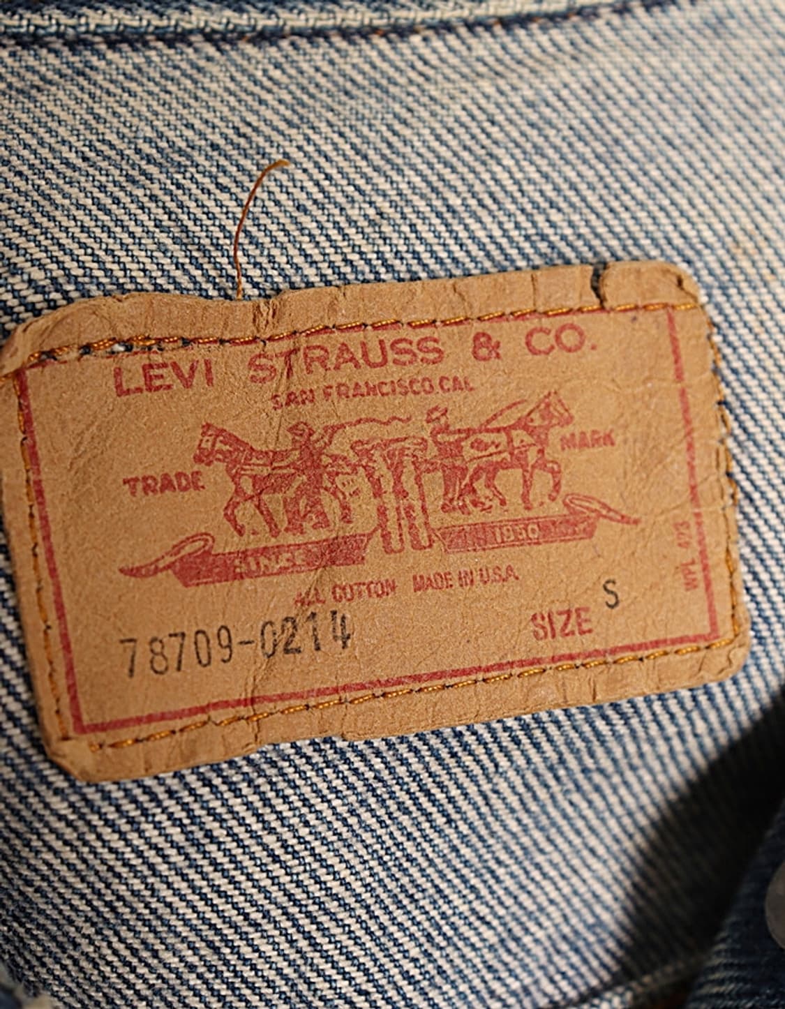 80's Levi's 78709-0214 3rd Denim Jacket 상품이미지7
