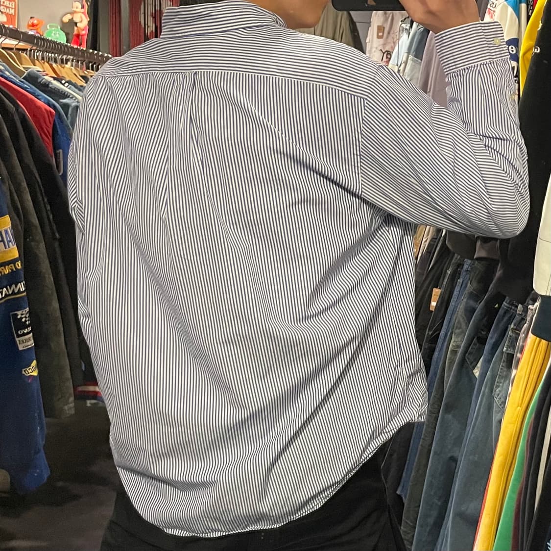 [IM] polo 폴로랄프로렌 블루 스트라이프 긴팔셔츠 상품이미지6