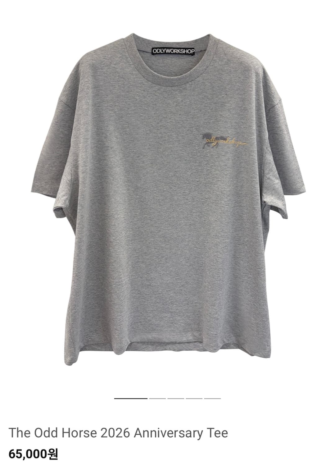 The Odd Horse 2026 Anniversary Tee 오들리워크 상품이미지1