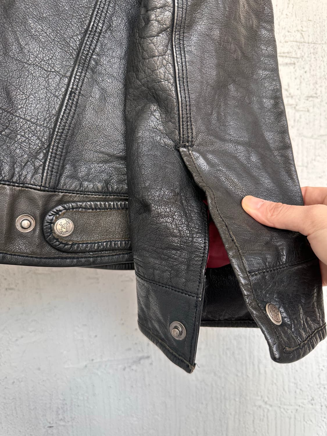 superdry real leather jacket 상품이미지10