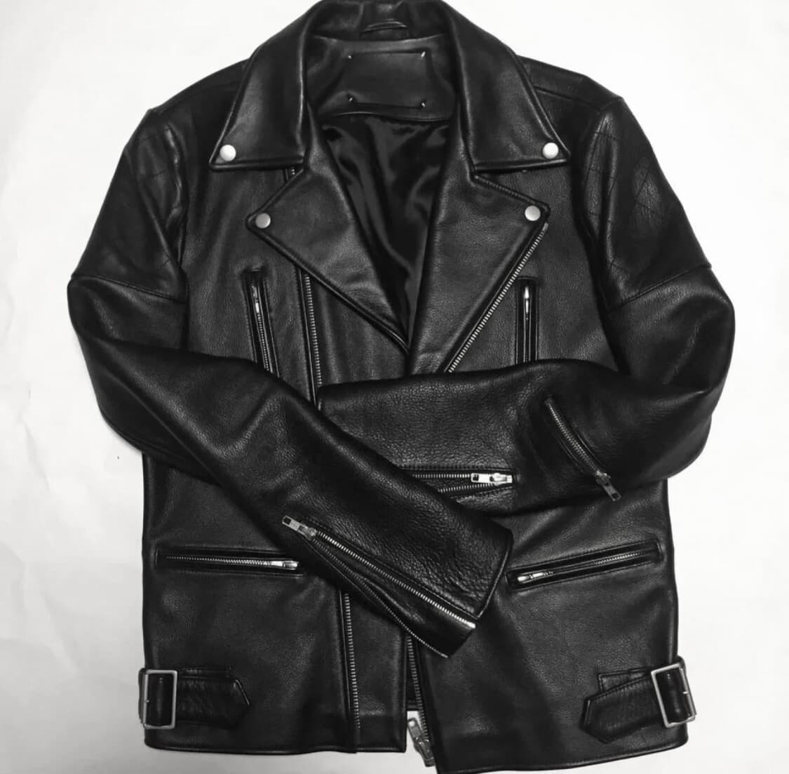 비바스튜디오 하드 라이더 자켓 소가죽 상태굿 상품이미지3