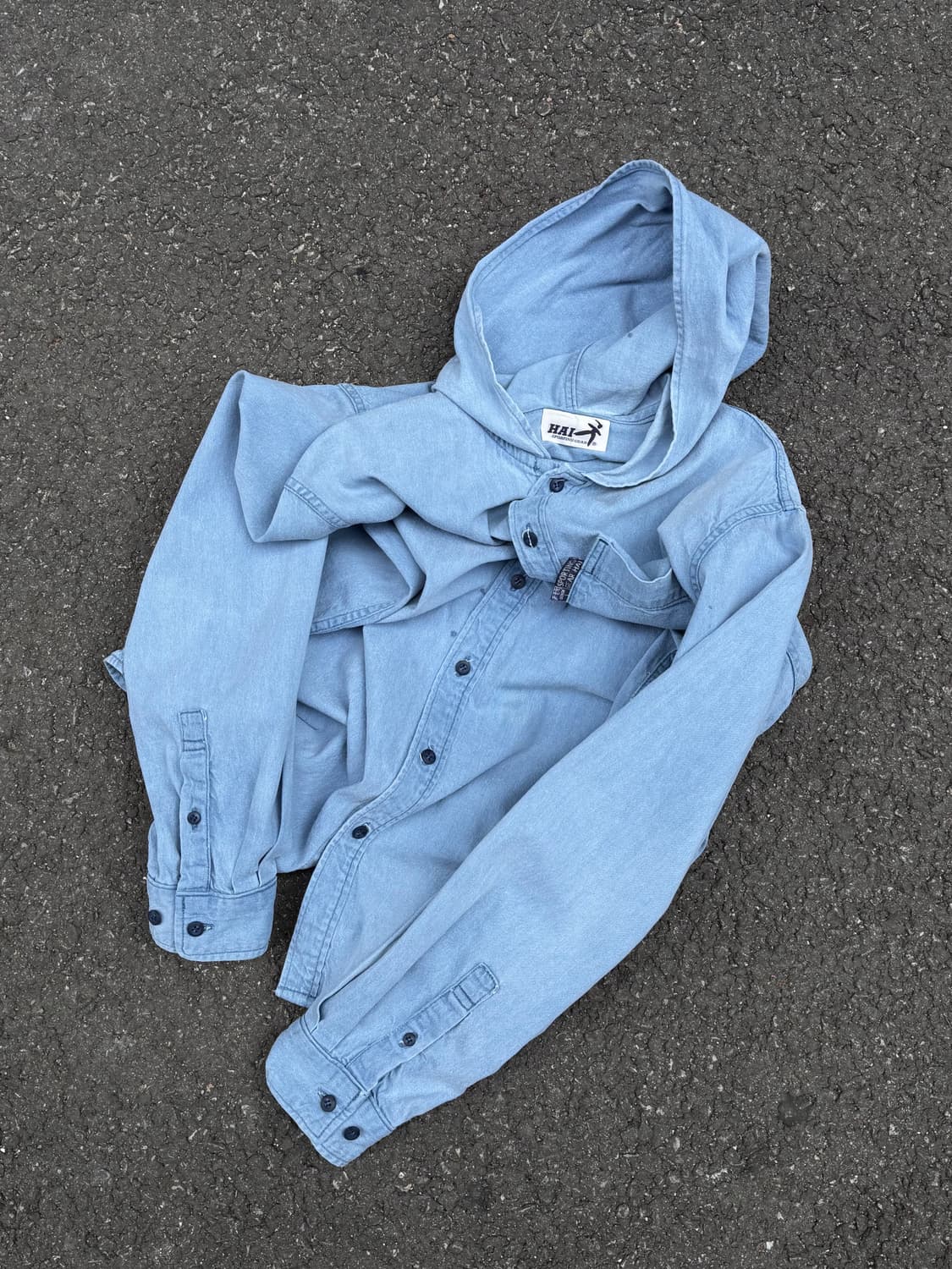 하이 스포르팅 기어 by 이세이미야케 후드 데님셔츠  상품이미지1