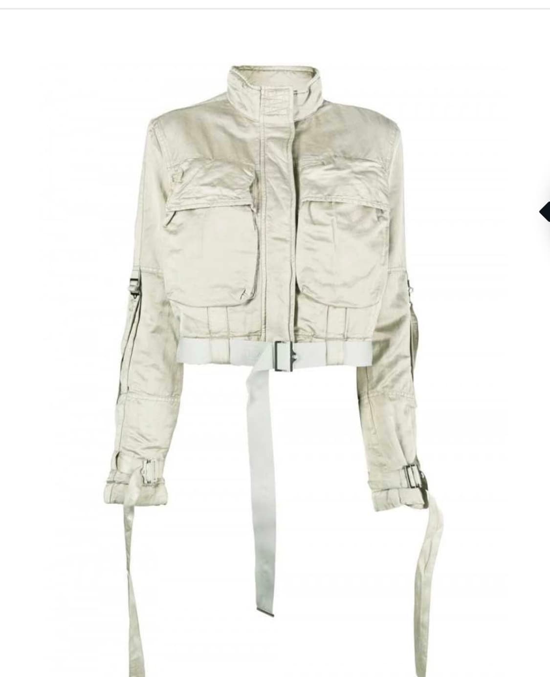 디젤 G-Tali 린넨 블렌드 크롭 자켓 L 상품이미지2