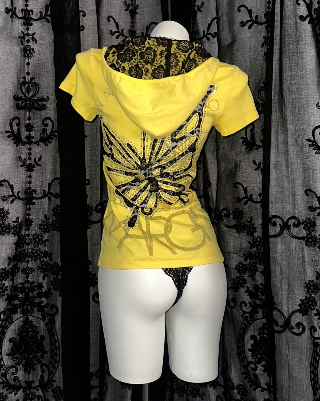 Yellow Kitch Hooded Short Sleeve 상품이미지2