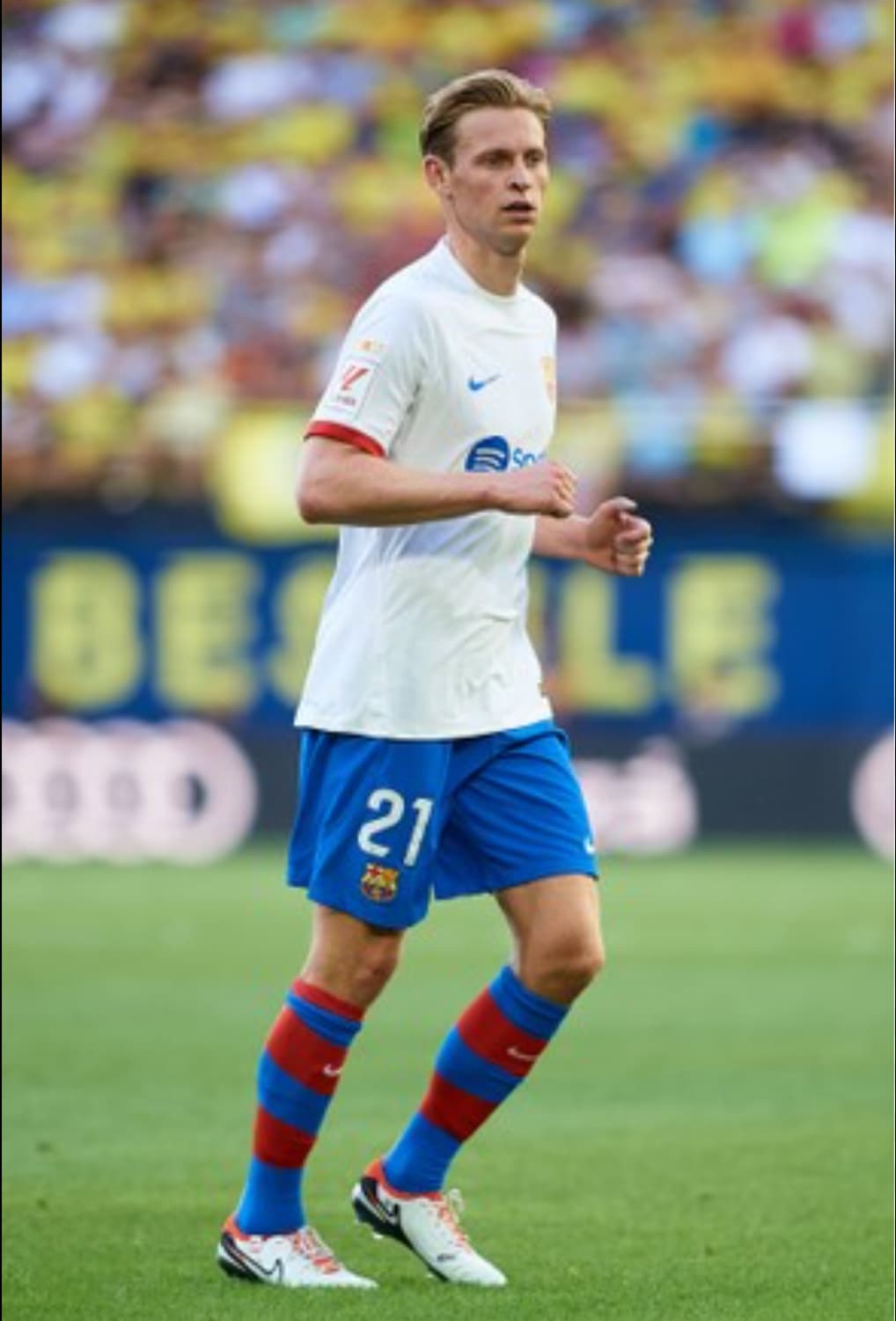 23-24 바르셀로나 어웨이 프랭키 더 용 유니폼 M사이즈 상품이미지10