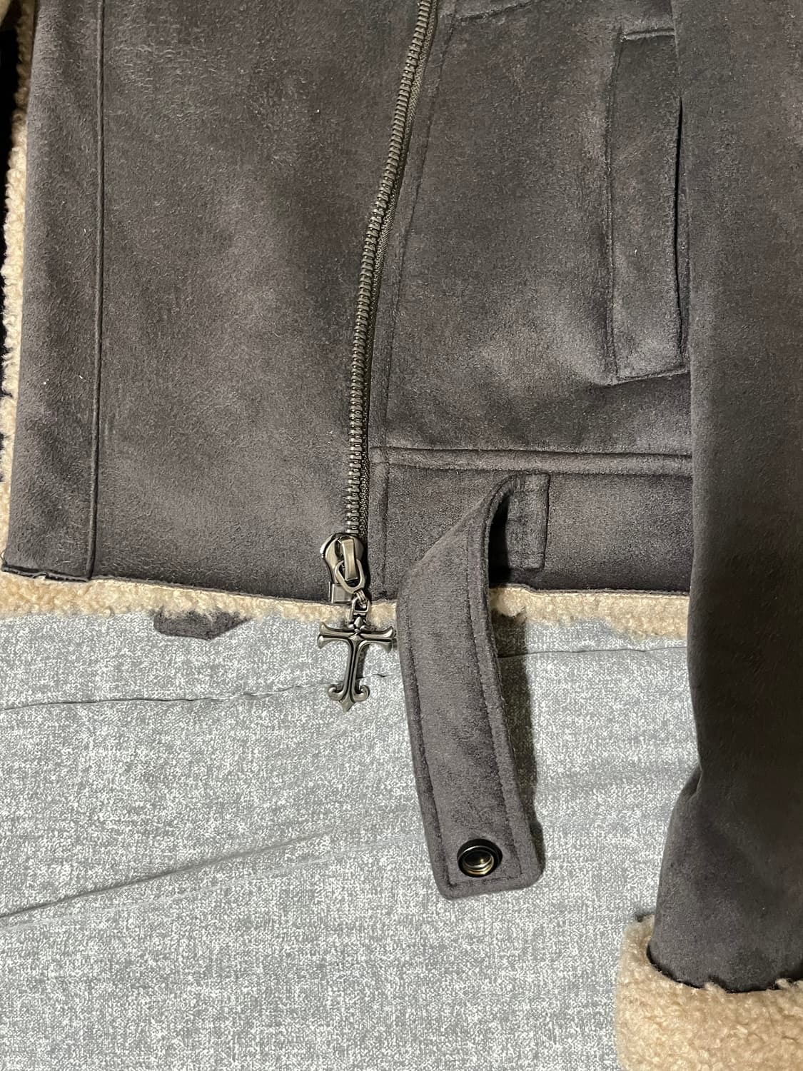 스팁 무스탕 steepc stc suede jumper 상품이미지4