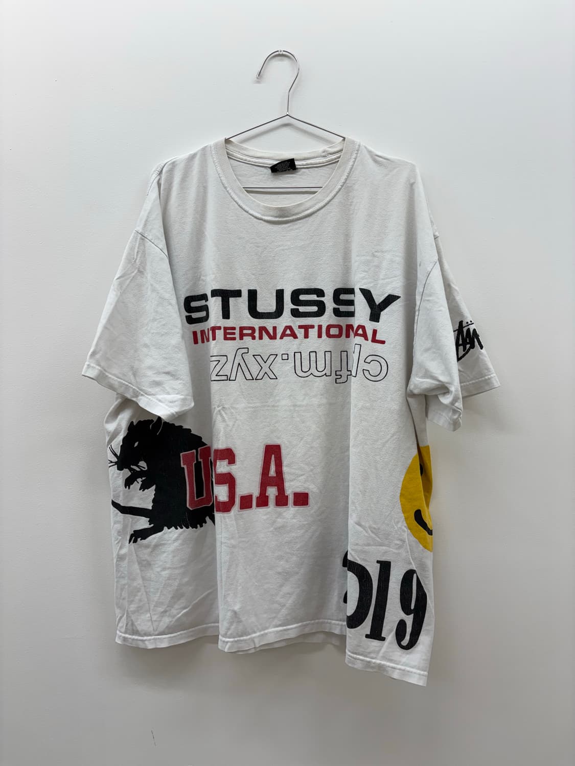 스투시 x CPFM USA 2019 티셔츠 화이트 상품이미지3