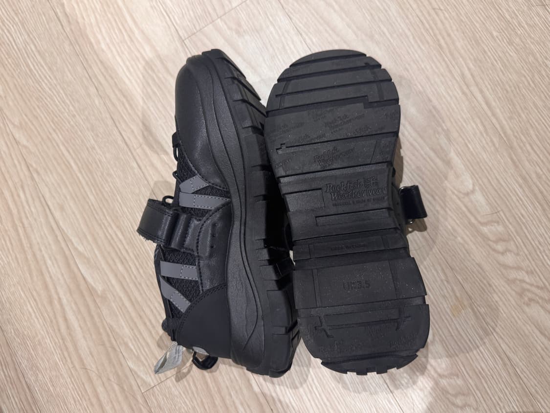 락피쉬웨더웨어 벨크로 스니커즈 - 블랙 상품이미지4