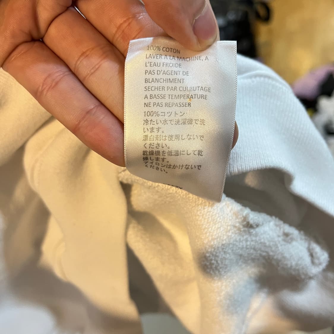 CPFM X KIDS SEE GHOST 맨투맨 화이트 스몰 상품이미지9